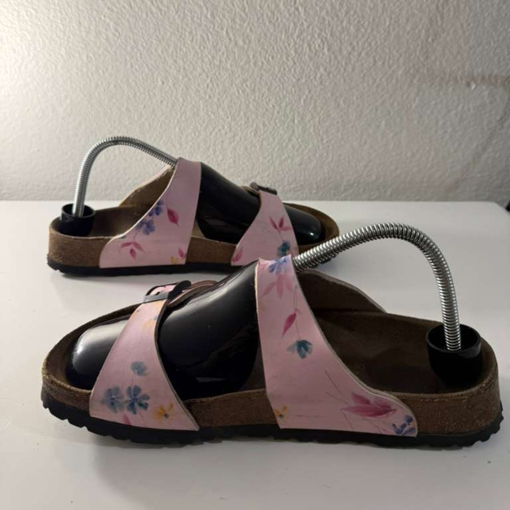 Birkenstock Papillio Pink Floral Double-Strap Sandals - Picture 2 of 13